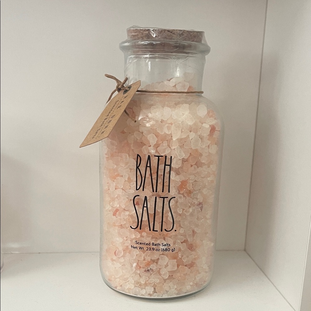 Rae Dunn Bath Salts - Pink and White